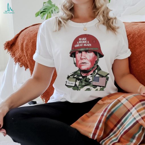 Official Trump in Camo USA Soldier 2024 T Shirt