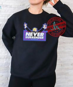 Official Trump never surrender bloody ear sticker 2024 T shirt