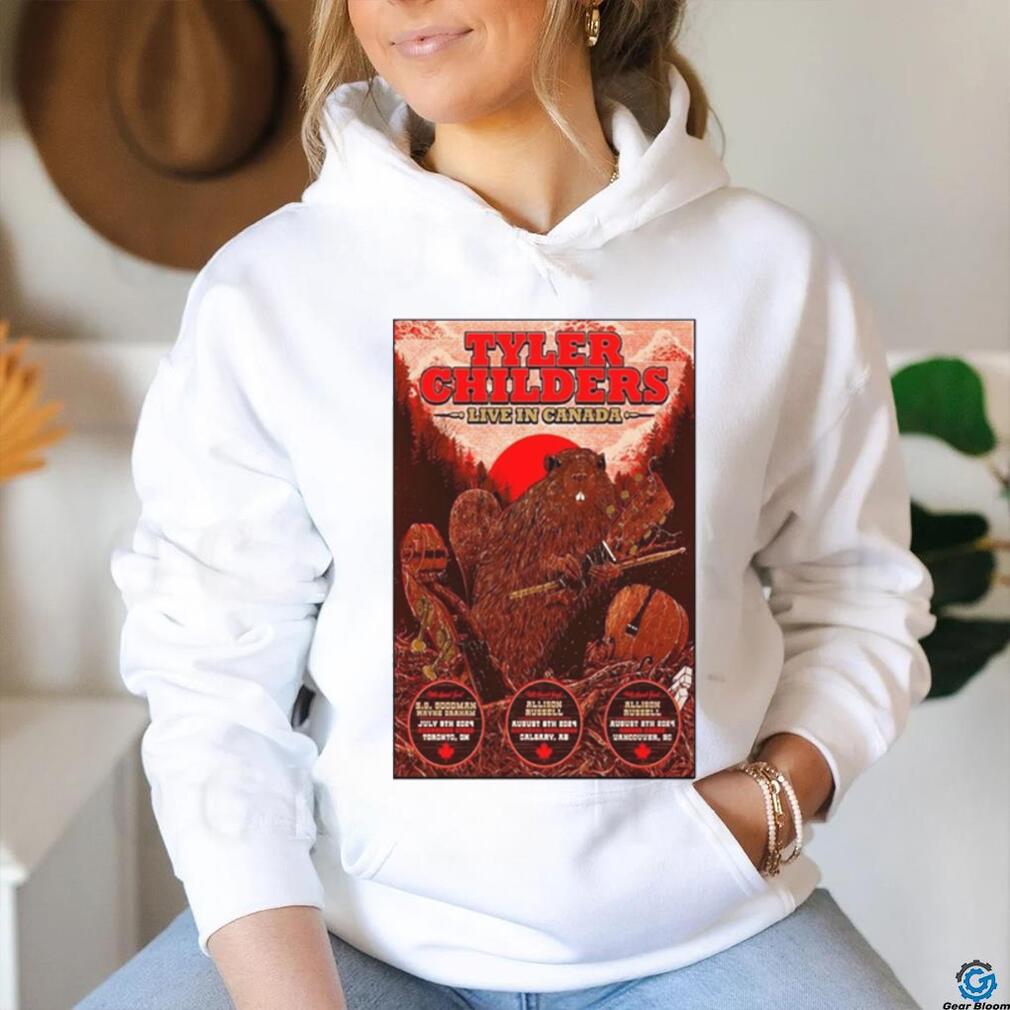 Official Tyler Childers Live Concert In Canada 2024 Poster shirt Official Tyler Childers Live Concert In Canada 2024 Poster shirt