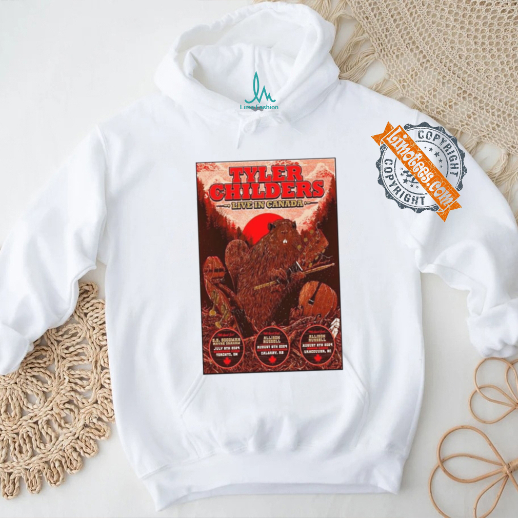 Official Tyler Childers Live Concert In Canada 2024 Poster shirt Official Tyler Childers Live Concert In Canada 2024 Poster shirt