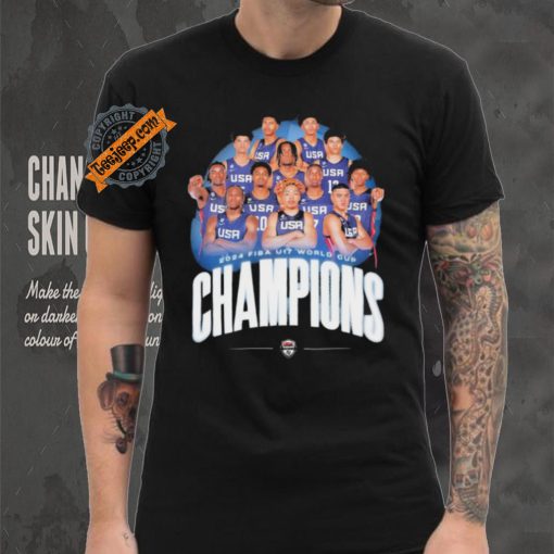 Official USA Basketball 2024 Fiba U17 World Cup Champions Shirt