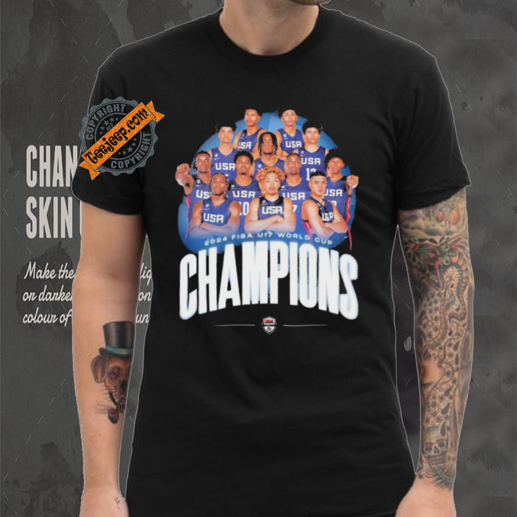 Official USA Basketball 2024 Fiba U17 World Cup Champions Shirt Official USA Basketball 2024 Fiba U17 World Cup Champions Shirt