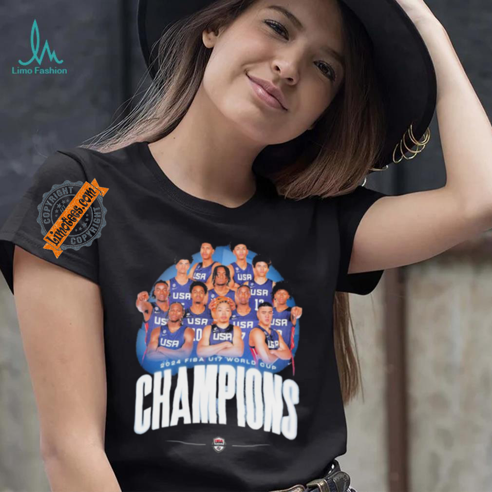Official USA Basketball 2024 Fiba U17 World Cup Champions Shirt Official USA Basketball 2024 Fiba U17 World Cup Champions Shirt