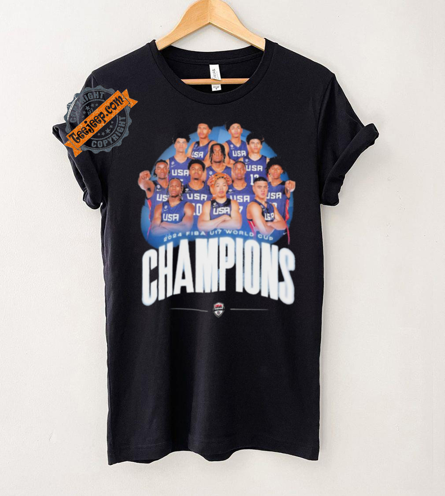 Official USA Basketball 2024 Fiba U17 World Cup Champions Shirt Official USA Basketball 2024 Fiba U17 World Cup Champions Shirt