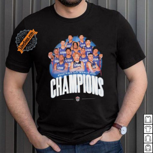 Official USA Basketball 2024 Fiba U17 World Cup Champions Shirt
