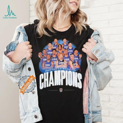 Official USA Basketball 2024 Fiba U17 World Cup Champions Shirt