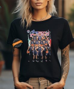 Official USA Basketball 2024 Team Player Graphics Design TShirt