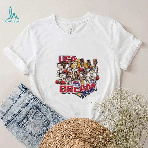 Official USA Dream Team 1992 Caricature Shirt