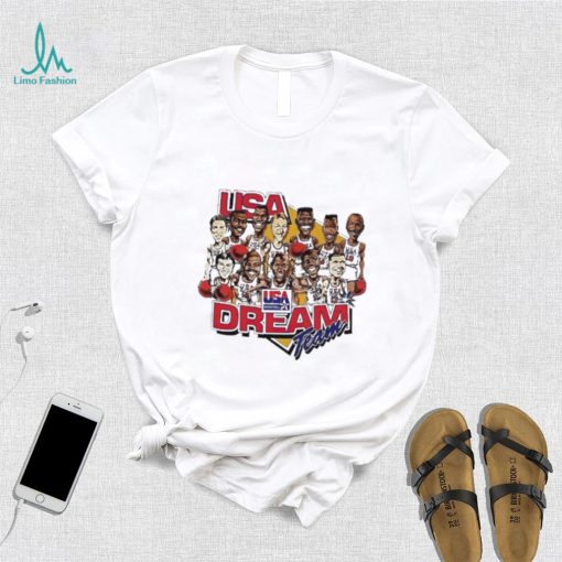 Official USA Dream Team 1992 Caricature Shirt
