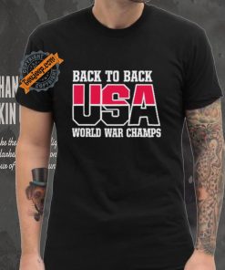 Official USA Team 2024 Back To Back World War Champs Shirt