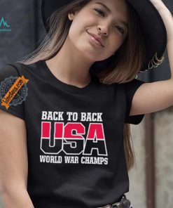 Official USA Team 2024 Back To Back World War Champs Shirt