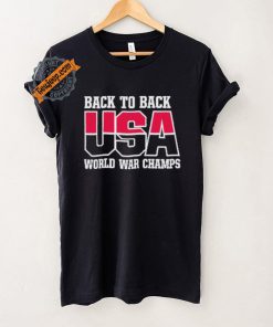 Official USA Team 2024 Back To Back World War Champs Shirt