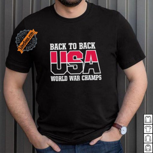 Official USA Team 2024 Back To Back World War Champs Shirt