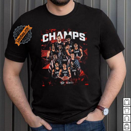 Official USA U17 Basketball FIBA World Cup Champions Shirt