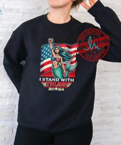 Official Us flag I stand with Trump 2024 T shirt
