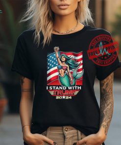 Official Us flag I stand with Trump 2024 T shirt