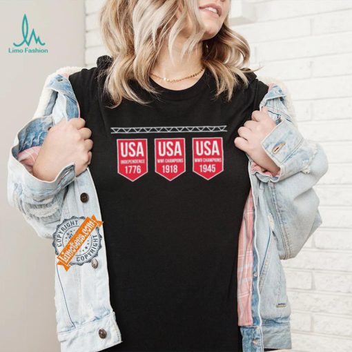 Official Usa Team Usa Banner Champions Shirt