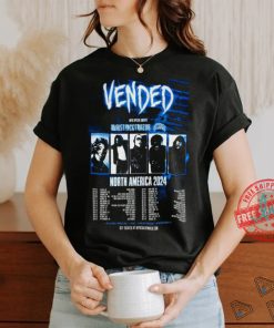 Official Vended North America 2024 Poster t shirt