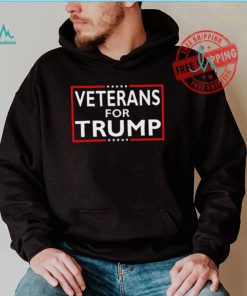 Official Veterans For Trump President Election 2024 T Shirt