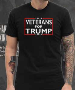 Official Veterans For Trump President Election 2024 T Shirt