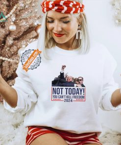 Official Vintage Donald Trump Not Today You Cant Kill Freedom T Shirt