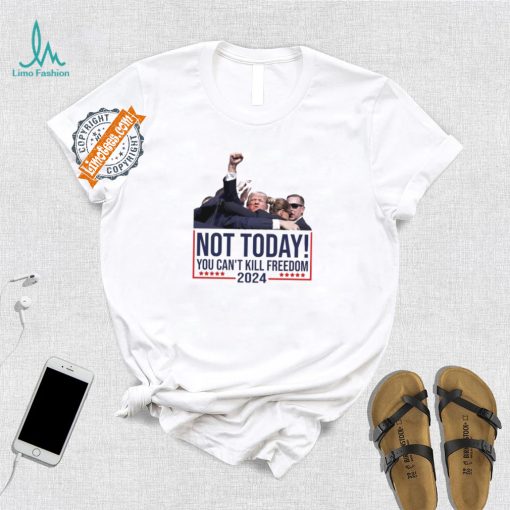 Official Vintage Donald Trump Not Today You Cant Kill Freedom T Shirt
