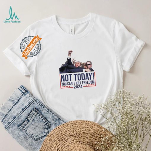 Official Vintage Donald Trump Not Today You Cant Kill Freedom T Shirt