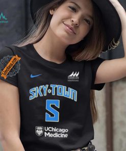Official WNBA Chicago Sky Angel Reese Sky Town Consecutive Double Doubles Shirt