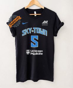 Official WNBA Chicago Sky Angel Reese Sky Town Consecutive Double Doubles Shirt