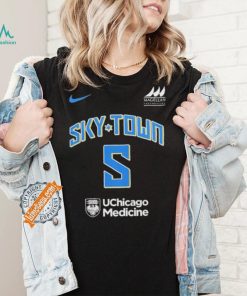 Official WNBA Chicago Sky Angel Reese Sky Town Consecutive Double Doubles Shirt