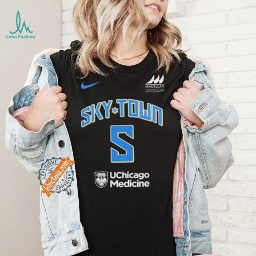 Official WNBA Chicago Sky Angel Reese Sky Town Consecutive Double Doubles Shirt