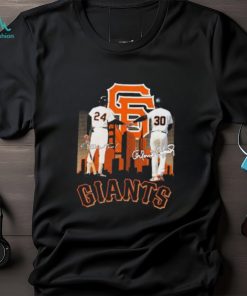 Official Willie Mays And Orlando Cepeda San Francisco Giants Signatures Shirt
