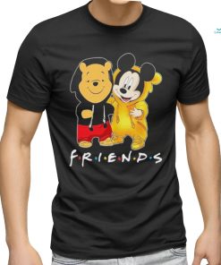 Official Winnie The Pooh Best Friends And Mickey Mouse Disney Fan T Shirt