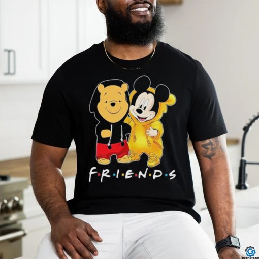 Official Winnie The Pooh Best Friends And Mickey Mouse Disney Fan T Shirt