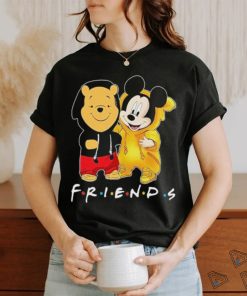 Official Winnie The Pooh Best Friends And Mickey Mouse Disney Fan T Shirt