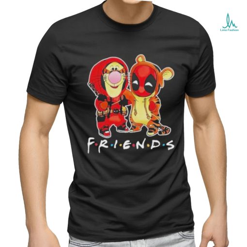 Official Winnie The Pooh Tigger And Deadpool Best Friends Disney Fan T Shirt