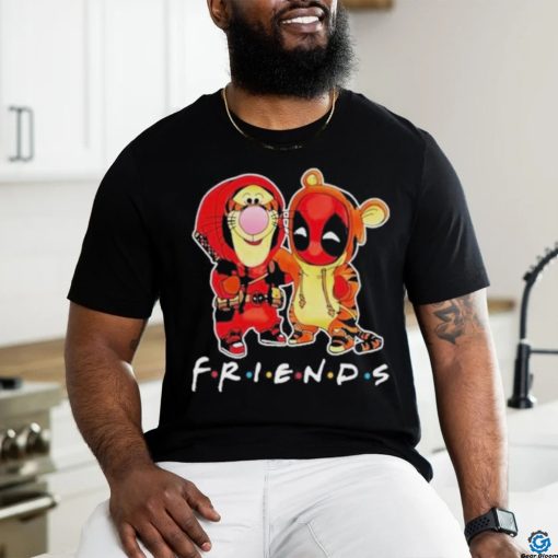 Official Winnie The Pooh Tigger And Deadpool Best Friends Disney Fan T Shirt