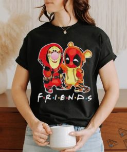 Official Winnie The Pooh Tigger And Deadpool Best Friends Disney Fan T Shirt