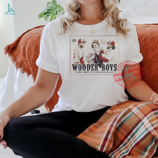 Official Wooder boys the finest wooder delivery service on the east coast T shirt