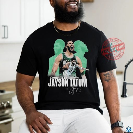 OfficialNBA Boston Celtics Jayson Tatum Graphics Signature Design 2024 Champions Shirt