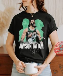 OfficialNBA Boston Celtics Jayson Tatum Graphics Signature Design 2024 Champions Shirt