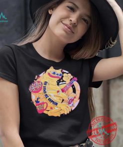 Oh lawd he comin the cat stays fat shirt