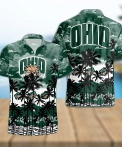 Ohio Bobcats Palms Tree Hawaiian Shirt