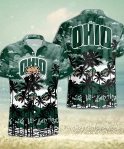 Ohio Bobcats Palms Tree Hawaiian Shirt