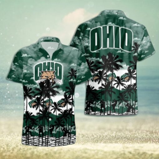 Ohio Bobcats Palms Tree Hawaiian Shirt