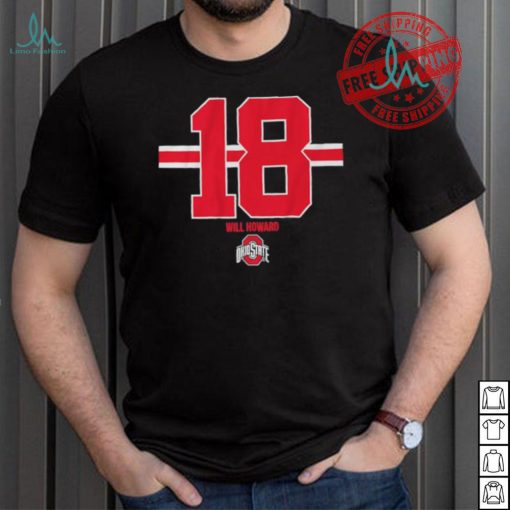 Ohio state football will howard 18 shirt