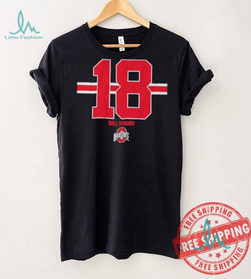 Ohio state football will howard 18 shirt