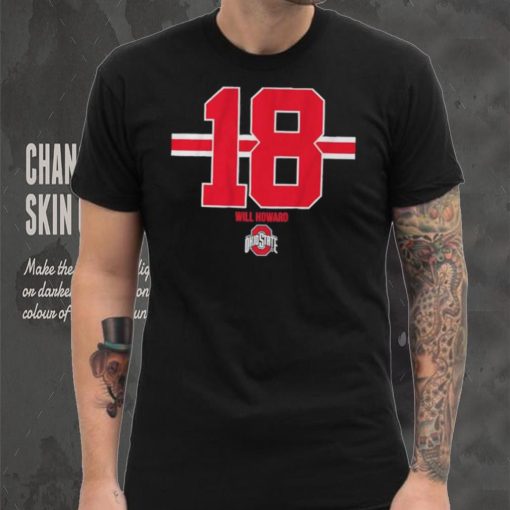 Ohio state football will howard 18 shirt