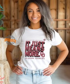 Oklahoma Sooners SEC Southeastern Conference it just means more shirt