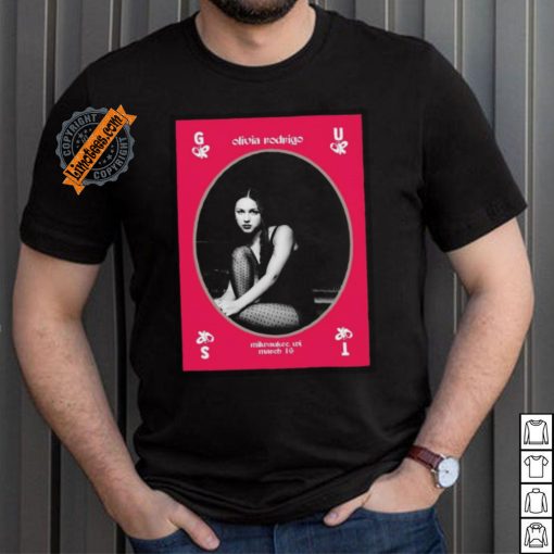 Olivia Rodrigo Guts World Tour March 16 2024 Milwaukee Wi Poster Shirt